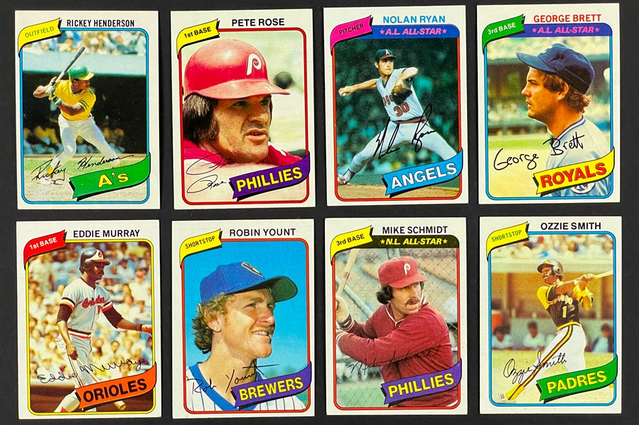 1980 Topps Baseball Complete Set (726)