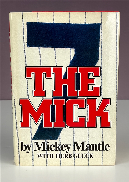 Mickey Mantle Signed Copy of His Book <em>The Mick</em> (Beckett Authentic)