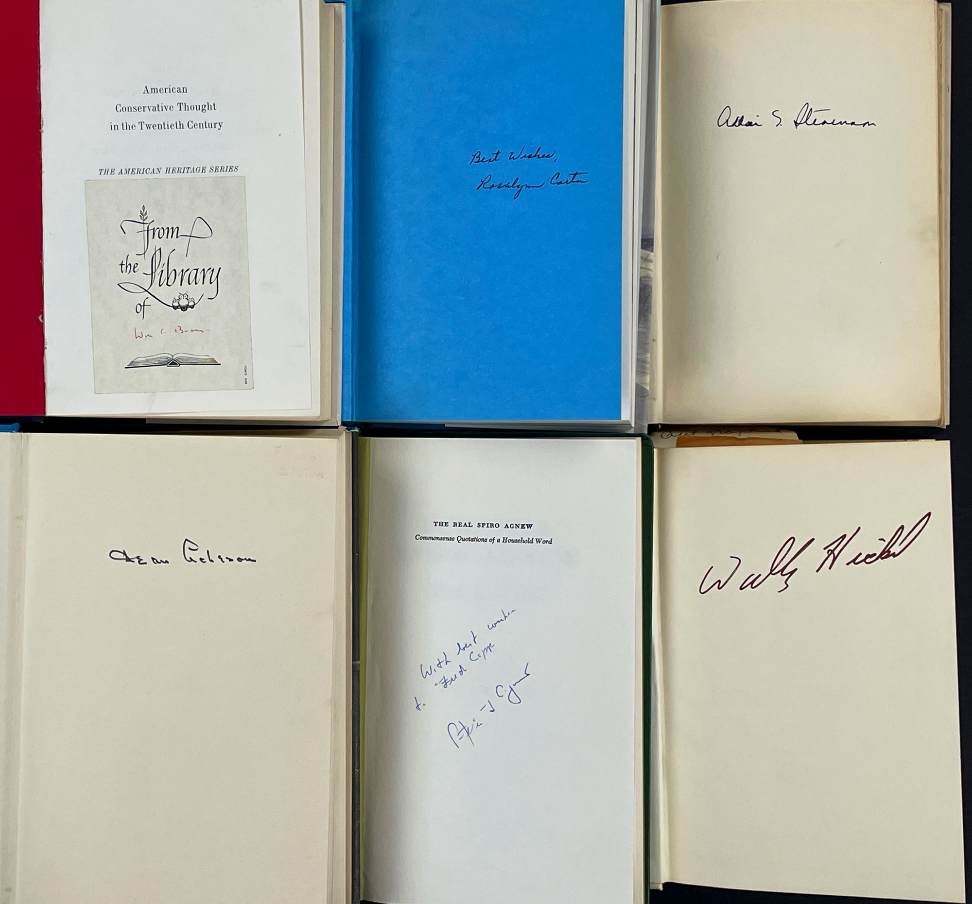 Lot Detail - Signed Politicians and Thinkers Book Collection (18 ...