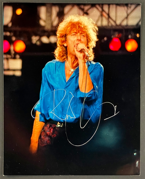 Robert Plant (Led Zeppelin) Signed 8x10 Photo (Beckett)