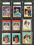 1970s to 1990s Nolan Ryan Baseball Card Collection of 117 Incl. SGC-Graded Examples