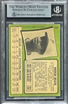 1971 Topps #2 Dock Ellis Signed Card (Encapsulated by Beckett)