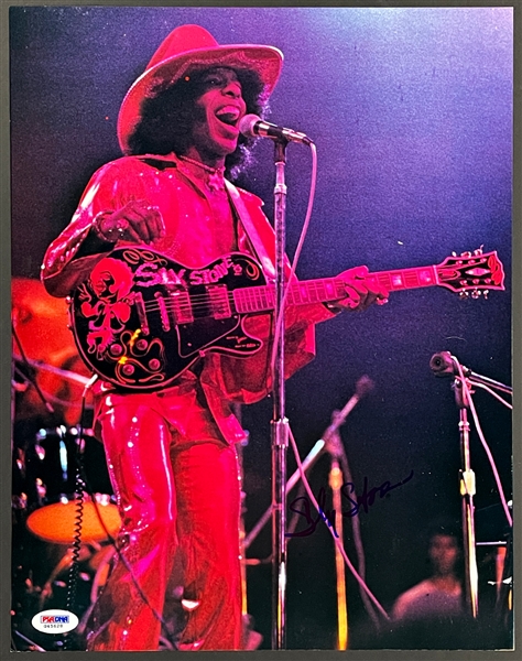 Sly Stone Signed 11x14 Photo (BAS)