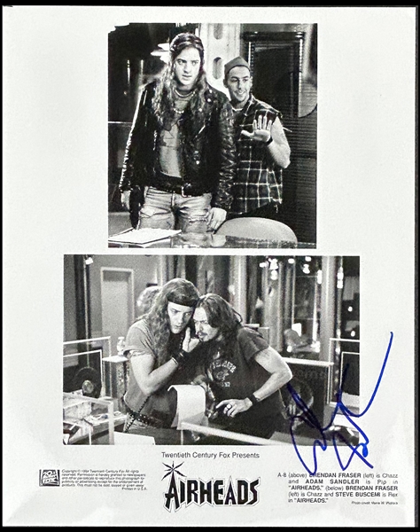 Adam Sandler Signed 8x10 Promo Photo from <em>Airheads</em> (BAS)