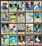 1979 Topps Baseball Signed Near Set (615/726) (Beckett)