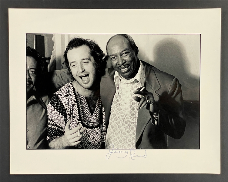 Jimmy Reed Signed 11x14 Photo  (Beckett)