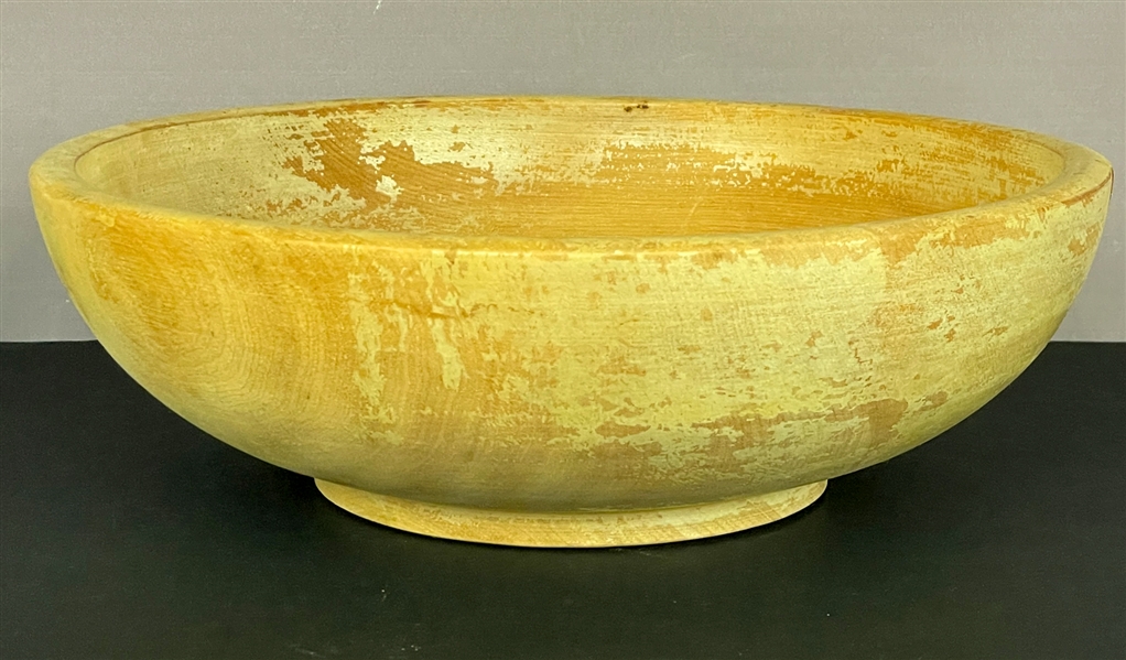 Elvis Presley Owned Wooden Salad Bowl - From the Collection of Graceland Cook Nancy Rooks