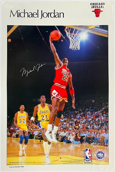 1986-87 "Marketcom" Production Proof Sheets for <em>Sports Illustrated</em> Posters (8 Pieces) Incl. Michael Jordan Error Poster