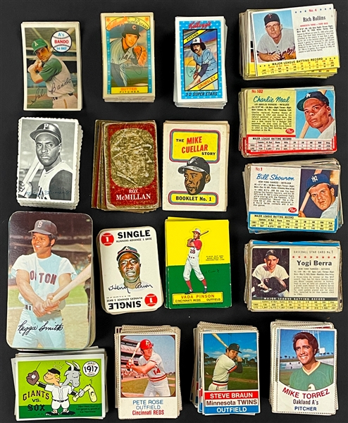 1960s and 1970s Topps Specialty Issues, Post Ceareal, Kelloggs and Hostess Collection of 878