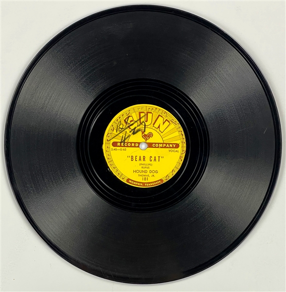 1953 Rufus Thomas SUN Records #181 10-Inch 78 RPM "Bear Cat" / "Walking in The Rain"