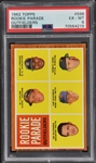 1962 Topps #558 Rookie Parade Outfielders – PSA EX-MT 6