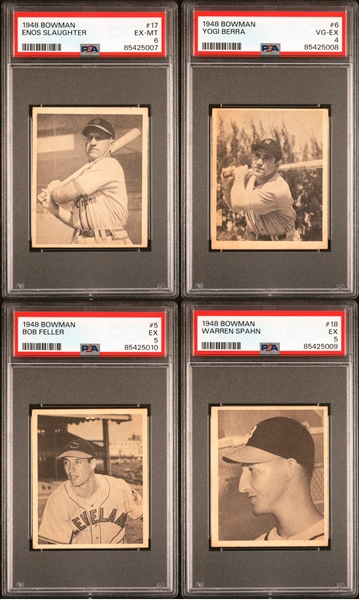 1948 Bowman Baseball Near Set (42/48)