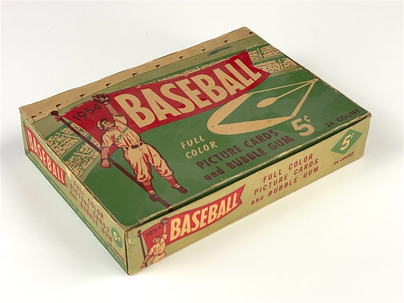 1954 Bowman Baseball 5-Cent Display Box - Dated