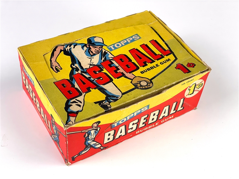 1957 Topps Baseball 1-Cent Display Box - Undated
