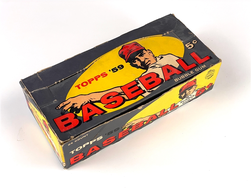 1959 Topps Baseball 5-Cent Display Box - Dated