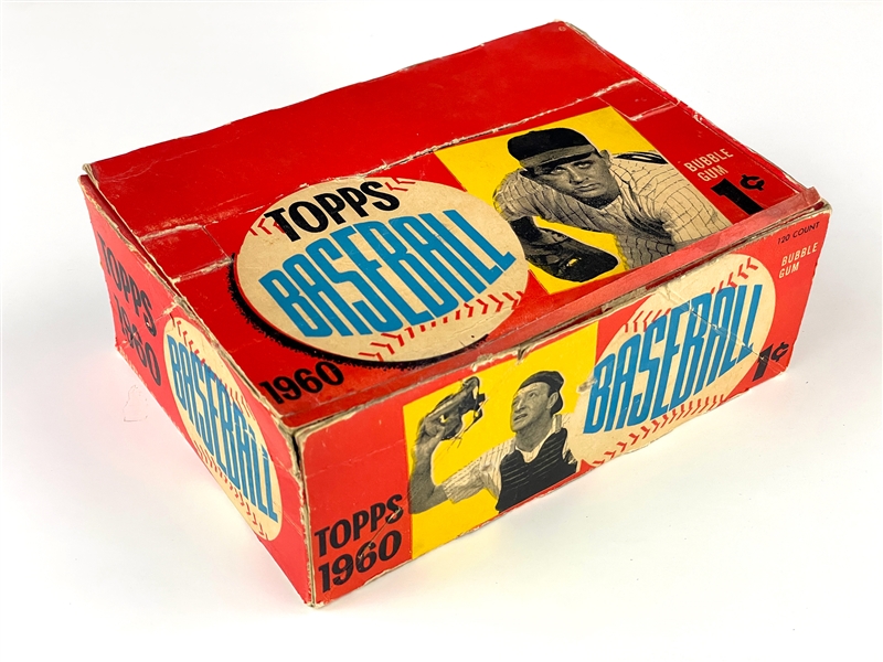 1960 Topps Baseball 1-Cent Display Box - Dated