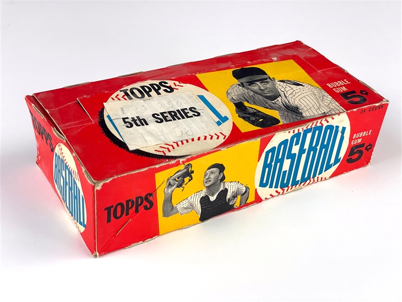 1960 Topps Baseball 5-Cent Display Box - Undated “5th Series”