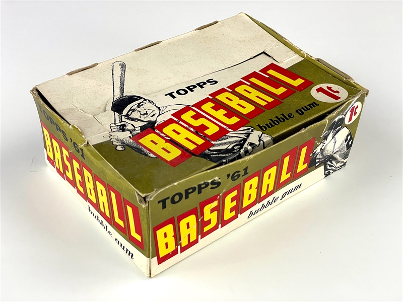 1961 Topps Baseball 1-Cent Display Box - Dated