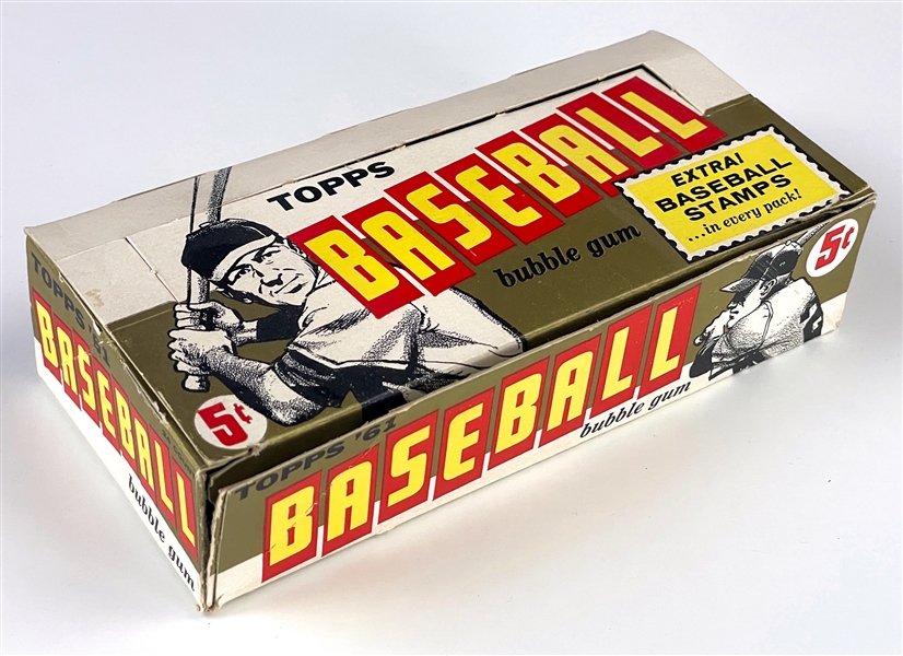1961 Topps Baseball 5-Cent Display Box - Dated