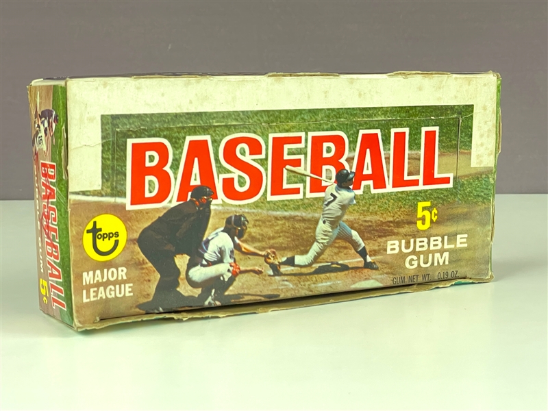 1968 Topps Baseball 5-Cent Display Box - "Playing Card" Variation 