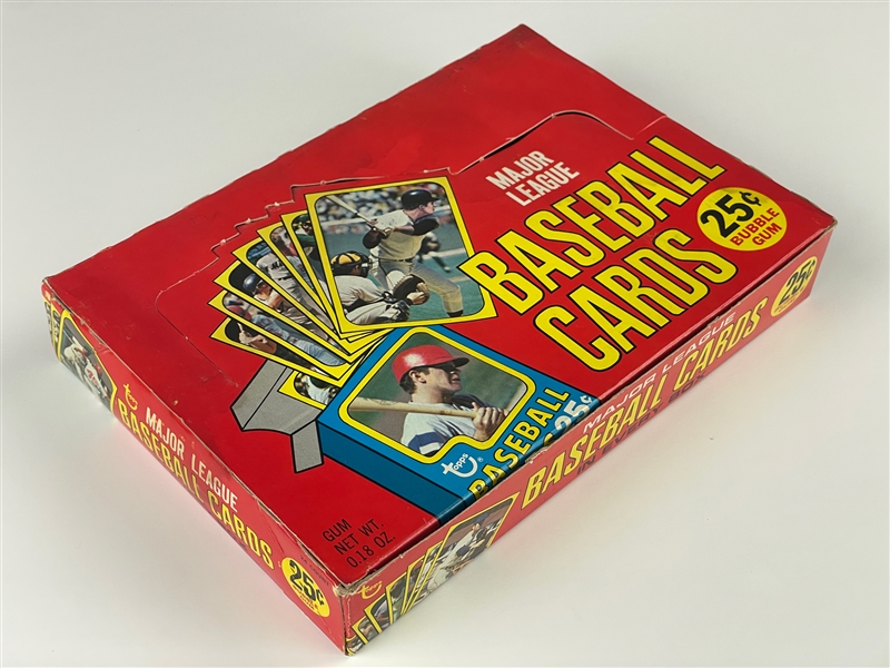 1972 Topps Baseball 25-Cent Cello Display Box 