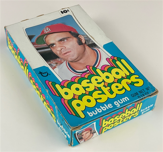 1972 Topps Baseball Posters 10-Cent Display Box 