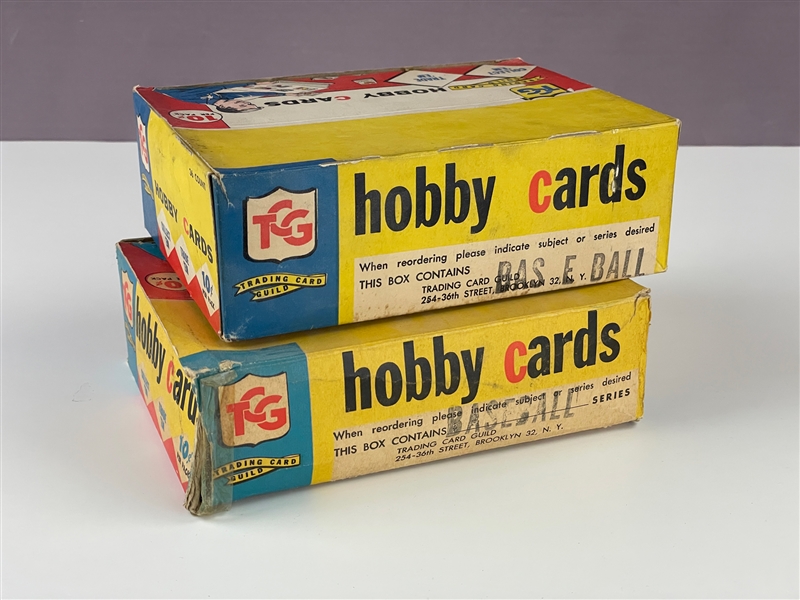 1950s/60s Topps Trading Card Guild Cello and Vending Boxes (3)