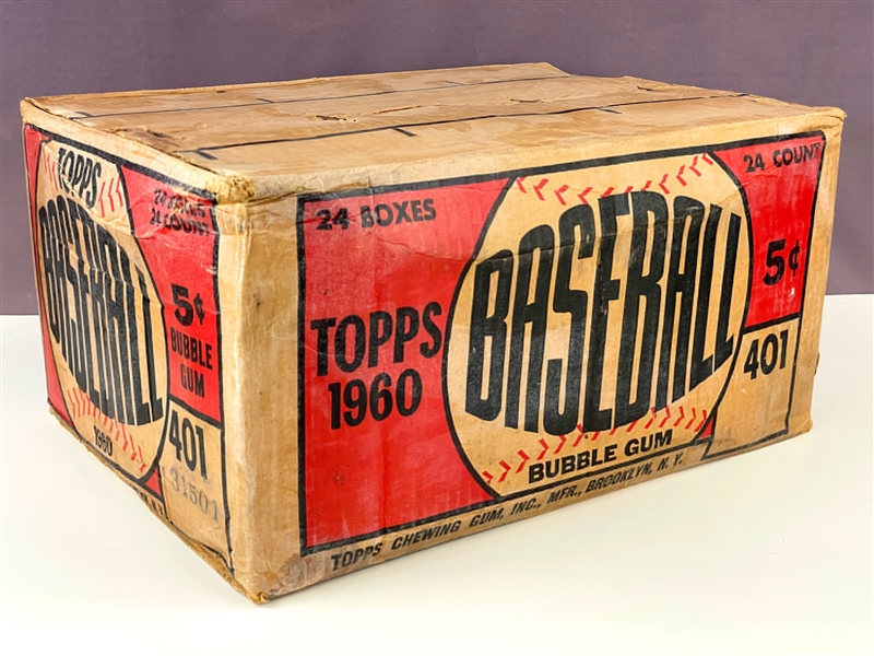 1960 Topps Baseball 5-Cent Shipping Case 