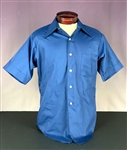 1960s Elvis Presley Owned Blue Short-Sleeved Shirt