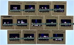 1976 Group of 13 35mm Color Slides of Elvis Presley Performing in New Haven, CT