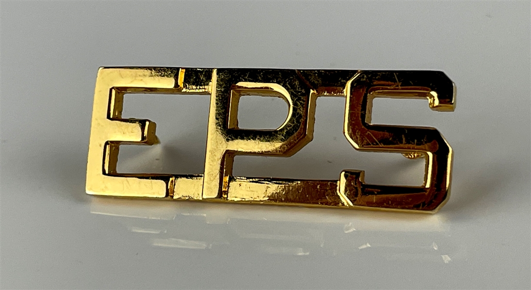 Elvis Presley Owned Secret Service "EPS" Lapel Pin - Likely from His Historic Visit with President Nixon!