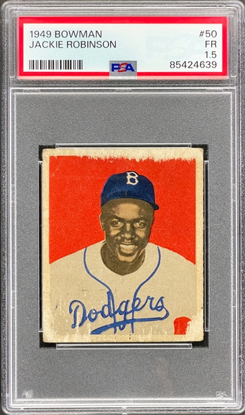 1949 Bowman #50 Jackie Robinson - PSA FR 1.5