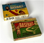 1954 and 1955 Bowman Baseball 5-Cent Display Boxes - Undated (2)