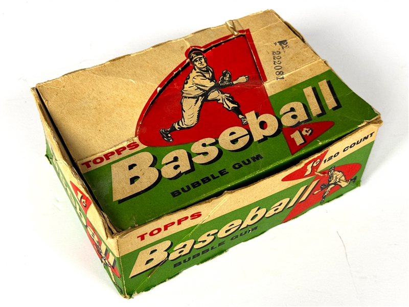 1958 Topps Baseball 1-Cent Display Box - Undated