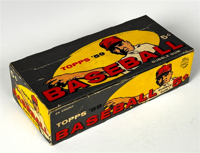 1959 Topps Baseball 5-Cent Display Box - Dated