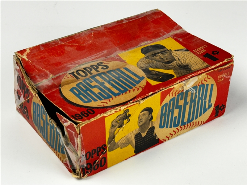 1960 Topps Baseball 1-Cent Display Box  - Dated