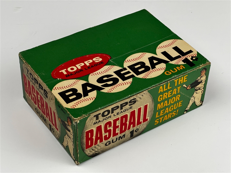 1962 Topps Baseball 1-Cent Display Box