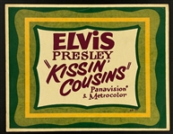 1964 <em>Kissin Cousins</em> Title Lobby Card - Unsusal Never-Seen Style!