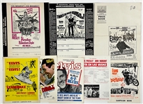1960s Elvis Presley U.S. and Foreign Pressbooks/Merchandising Collection of 10 Incl. <em>G.I. Blues</em> and <em>Viva Las Vegas</em>