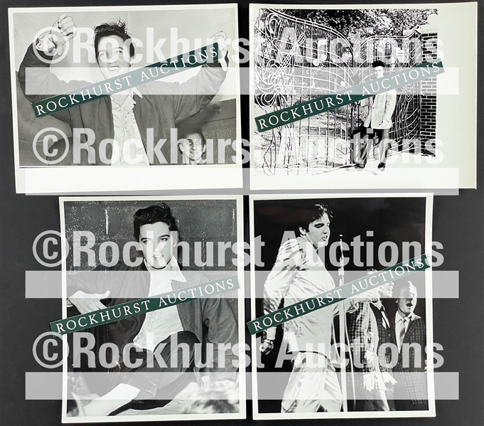 1957 Elvis Presley Four <em>Toronto Star</em> 8x10 News Service Photographs