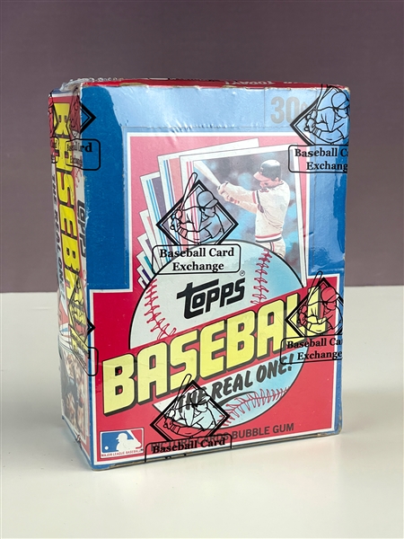 1982 Topps Baseball Unopened Wax Box - 36 Packs (BBCE Encapsulated)