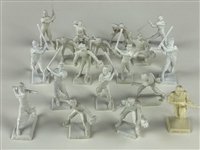 1956 Dairy Queen Statues Complete Set of 18 Plus Two Extras