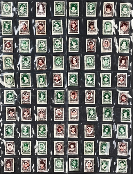 1961 Topps Stamps Complete Set (208)