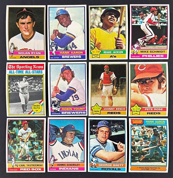 1976 Topps Baseball Complete Set (660)