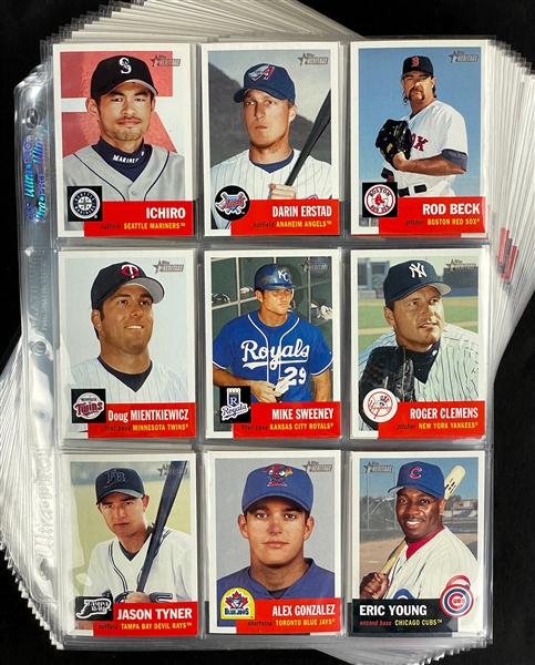 2002 Topps Heritage Baseball Complete Set (407)