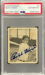 1953 Bowman #3 Ralph Kiner Signed Card - Encapsulated PSA/DNA