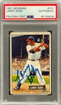 1951 Bowman #151 Larry Doby Signed Card - Encapsulated PSA/DNA