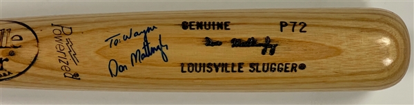 Don Mattingly Signed Baseball Bat (PSA/DNA)