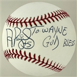 Albert Pujols "God Bless" Signed and Inscribed Official MLB Baseball (Beckett Authentic)
