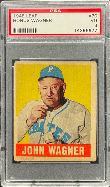 1948 Leaf #70 Honus Wagner - PSA VG 3